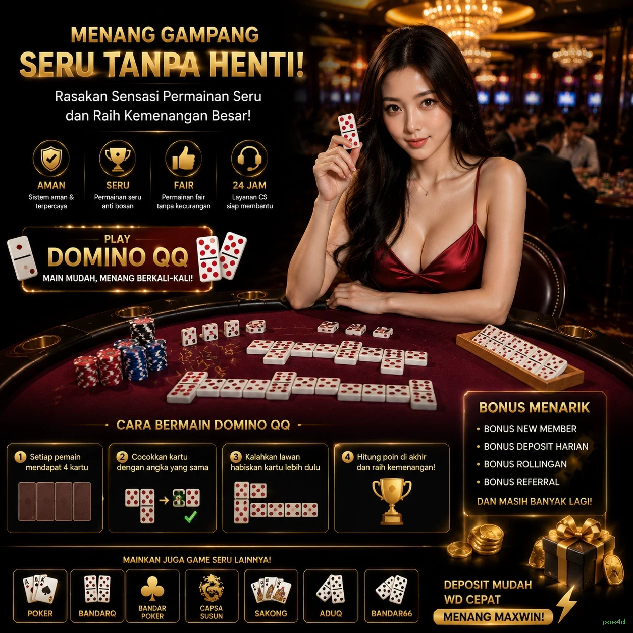 Mengulas Keunggulan Permainan di Situs pos4d